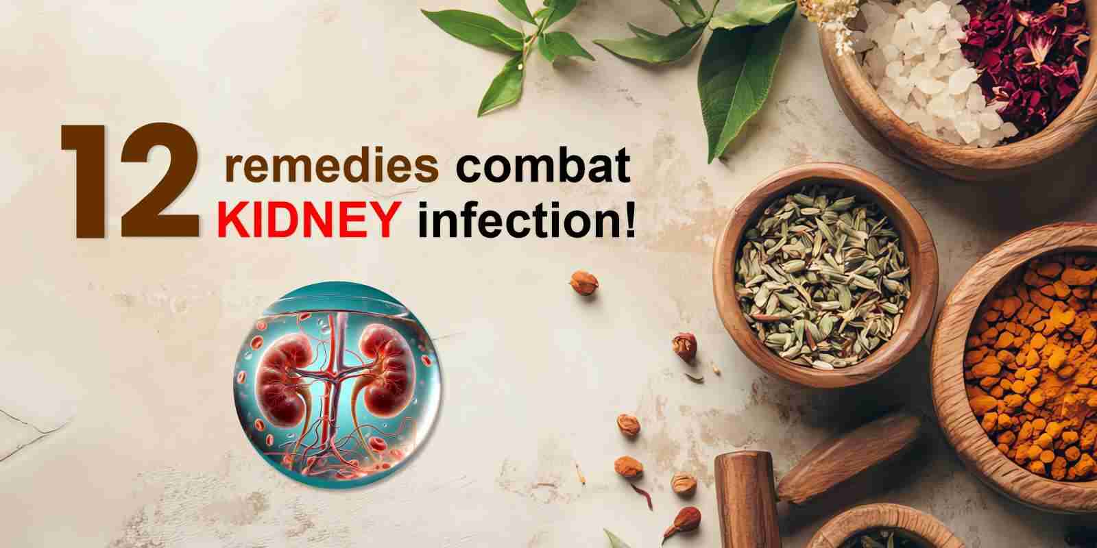 12 remedies combat kidney infection